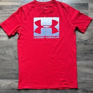 Under Armour Men's Red Graphic Tee Size Small